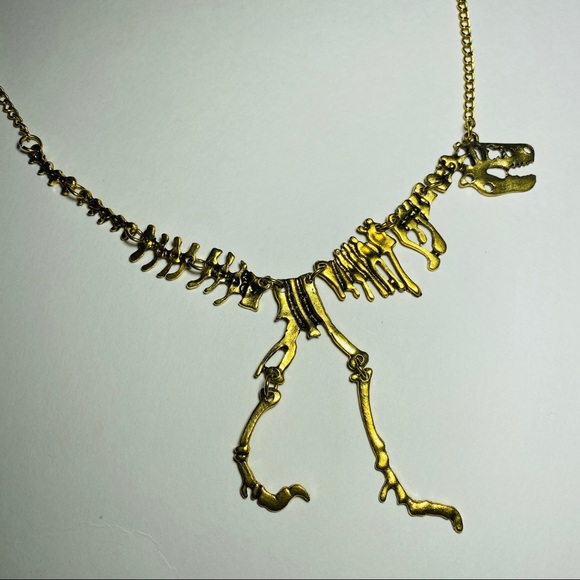 Dinosaur Skeleton Necklace - Picture 1 of 2